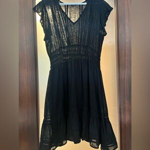 Black Rails dress with beautiful detailing. Size Large.